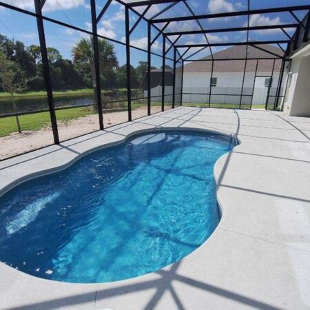 San Juan fiberglass pool lelani